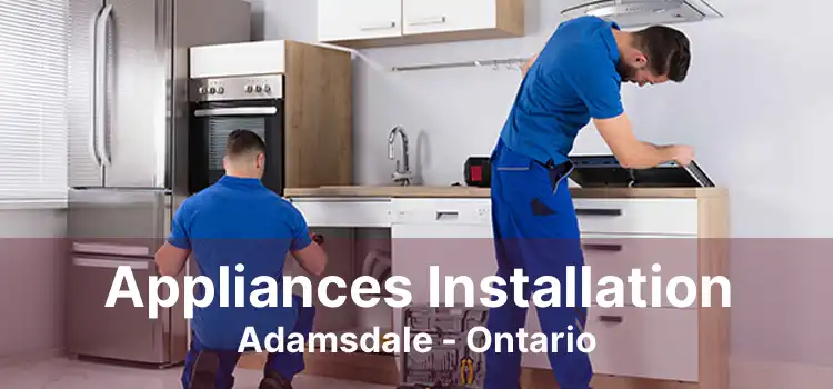 Appliances Installation Adamsdale - Ontario