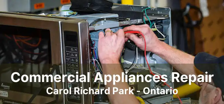 Commercial Appliances Repair Carol Richard Park - Ontario