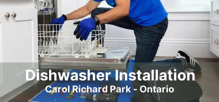 Dishwasher Installation Carol Richard Park - Ontario