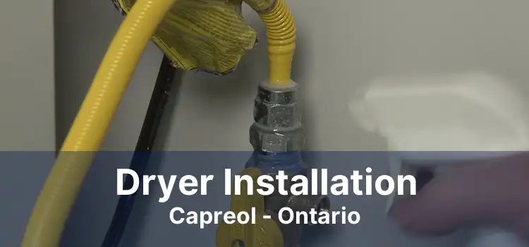 Dryer Installation Capreol - Ontario