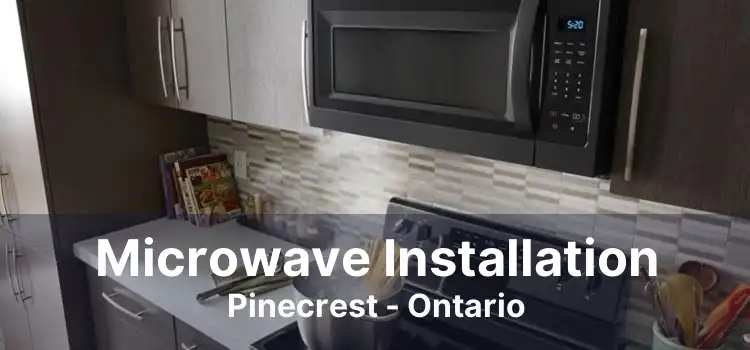 Microwave Installation Pinecrest - Ontario