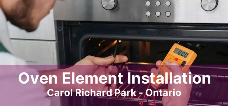 Oven Element Installation Carol Richard Park - Ontario