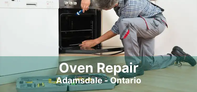 Oven Repair Adamsdale - Ontario